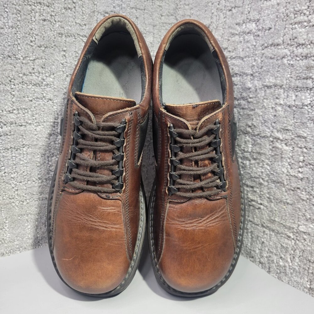 Josef Seibel Men's Size EU 41 US 9 Brown Leather Oxford Lace Up Oxford Shoes - Picture 8 of 10